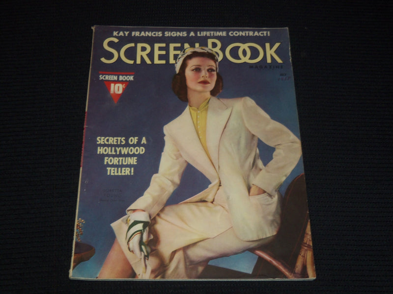 1938 JULY SCREEN BOOK MAGAZINE - LORETTA YOUNG COVER - E 12171