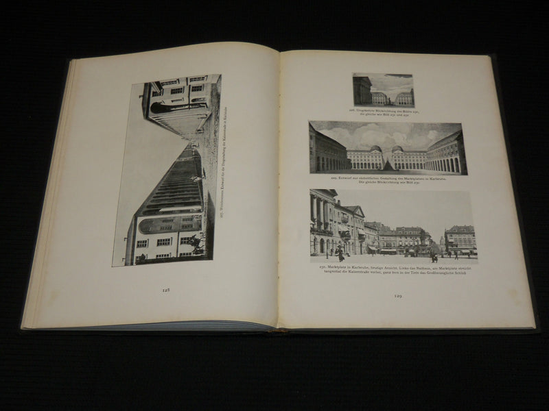 1925 ARCHITEKTUR DIE NICHT GEBAUT HARDCOVER BOOK BY JOSEF PONTEN - R 716S