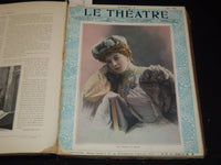 1902 JANUARY-JUNE LE THEATRE MAGAZINE BOUND VOLUME - 12 ISSUES - KD 2657C