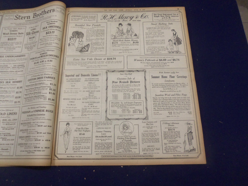 1920 JUNE 13 NEW YORK TIMES-HARDING NOMINATED FOR PRESIDENT, COOLIDGE VP-NT 9113