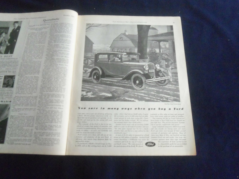 1930 DECEMBER AMERICAN BOY MAGAZINE - NICE COVER, STORIES, ILLUSTRATIONS-ST 7054