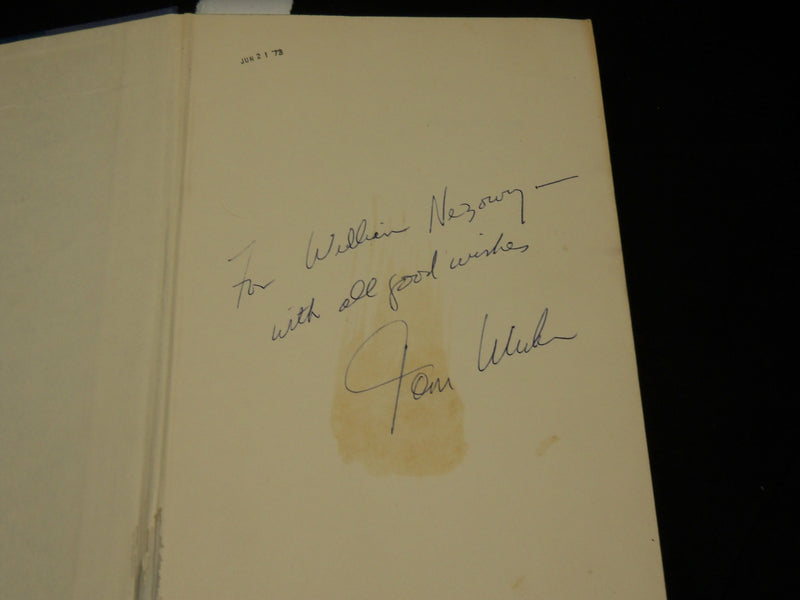 1973 FACING THE LIONS BOOK INSCRIBED BY TOM WICKER - FIRST EDITION - D 505