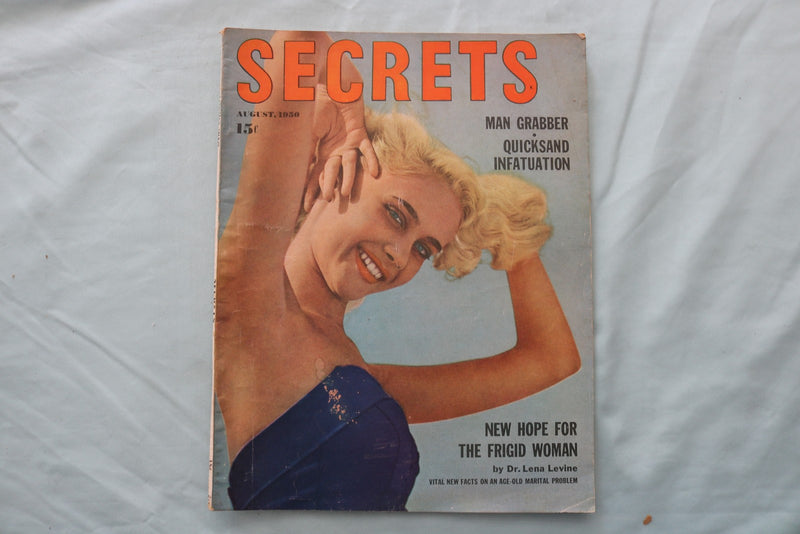 1950 AUGUST SECRETS MAGAZINE - NEW HOPE FOR THE FRIGID WOMAN COVER - E 26721