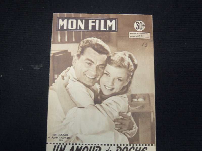 1958 JANUARY 22 MON FILM FRENCH MAGAZINE - MARAIS & LAURENT COVER - E 26126