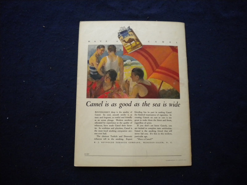 1927 AUGUST 20 JUDGE MAGAZINE - BABE RUTH CARTOON AND ARTICLE - B 436G