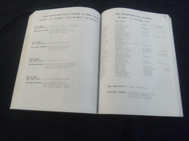 2010 PENNSYLVANIA FOOTBALL NEWS RESOURCE GUIDE - SCHEDULES & RECORDS - ST 4878I