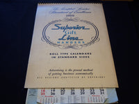 1959 SUPERIOR GIFT LINE HANGERS CALENDAR SALESMAN SAMPLE SHEETS BOOK - C 9