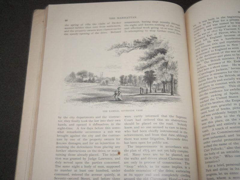 1884 JULY THE MANHATTAN ILLUSTRATED MONTHLY MAGAZINE VOLUME 4 NO. 1 - J 3353