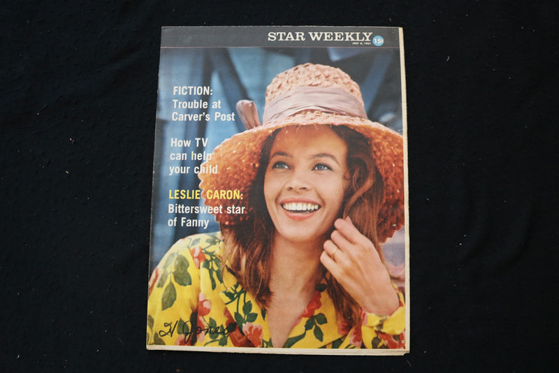 1961 JULY 8 STAR WEEKLY MAGAZINE - LESLIE CARON COVER - E 26131
