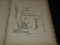 1892 ARCHITECTURAL COMPOSITIONS VOLUME BY HENRY P. KIRBY - 50 PLATES - Z 281