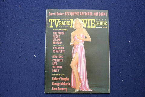 1965 MAY TV RADIO MOVIE GUIDE MAGAZINE - CARROL BAKER COVER - E 12961