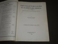 1928 THE COLLECTOR'S GUIDE TO FURNITURE DESIGN BY EDWARD WENHAM BOOK - KD 4368