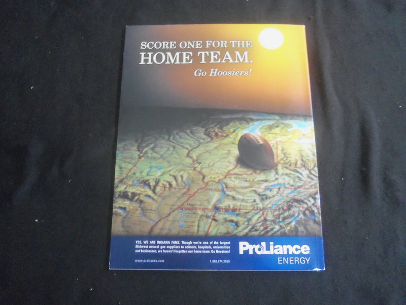 2002 NOV 16 FOOTBALL PROGRAM - INIDANA UNIVERSITY VS PENN STATE UNIV - B 5534D