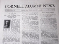 1931 FEB + MAR CORNELL ALUMNI NEWS MAGAZINE LOT OF 2 - NICE ADS - J 1228