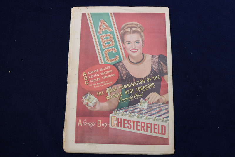 1946 JAN 13 AMERICAN WEEKLY MAGAZINE - BIG CITY GIRLS - WASH DC COVER - E 22628