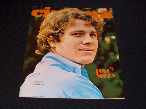 1971 APRIL 23 CINEMA MAGAZINE - RYAN O'NEAL FRONT COVER - E 20466