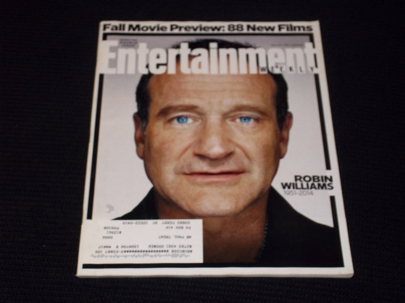2014 AUGUST 22 ENTERTAINMENT WEEKLY MAGAZINE - ROBIN WILLIAMS COVER - E 12320