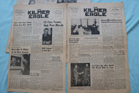 1953-1954 THE KILMER EAGLE NEWSPAPER - CAMP KILMER, NJ - LOT OF 16 - NP 9059
