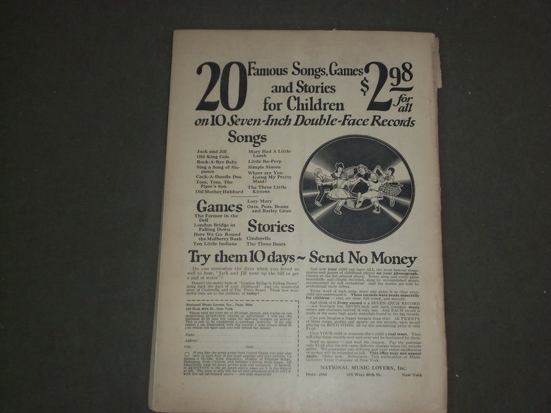 1924 APRIL ST. NICHOLAS MAGAZINE - ILLUSTRATIONS, STORIES & ADS - B 4636