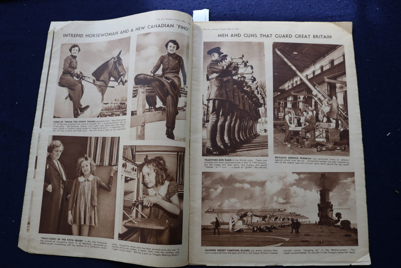1939 MAY 6 STAR WEEKLY MAGAZINE - KING OF ENGLAND COVER - E 23022