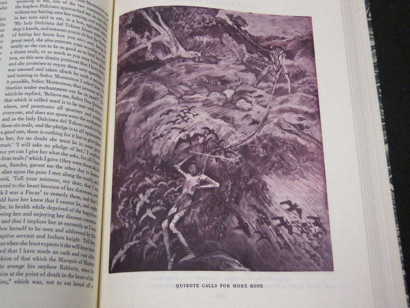 1950 DON QUIXOTE-HERITAGE PRESS ILLUSTRATION BY EDY LEGRAND - KD 2546