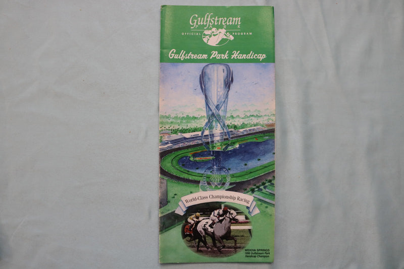 1985-2007 GULF STREAM PARK HORSE RACING PROGRAMS - LOT OF 62 - O 3957