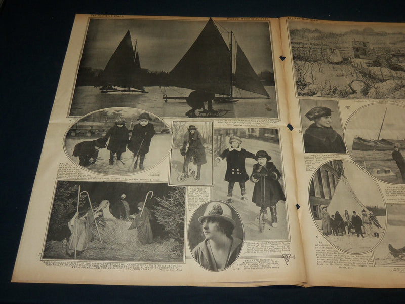 1917 JANUARY 7 NEW YORK TIMES ROTO PICTURE SECTION - SEVENTH REGIMENT - NT 8982