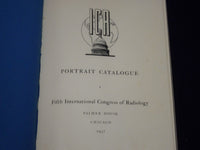 1937 FIFTH INTERNATIONAL CONGRESS OF RADIOLOGY ICR CATALOGUE - PHOTOS - J 1931