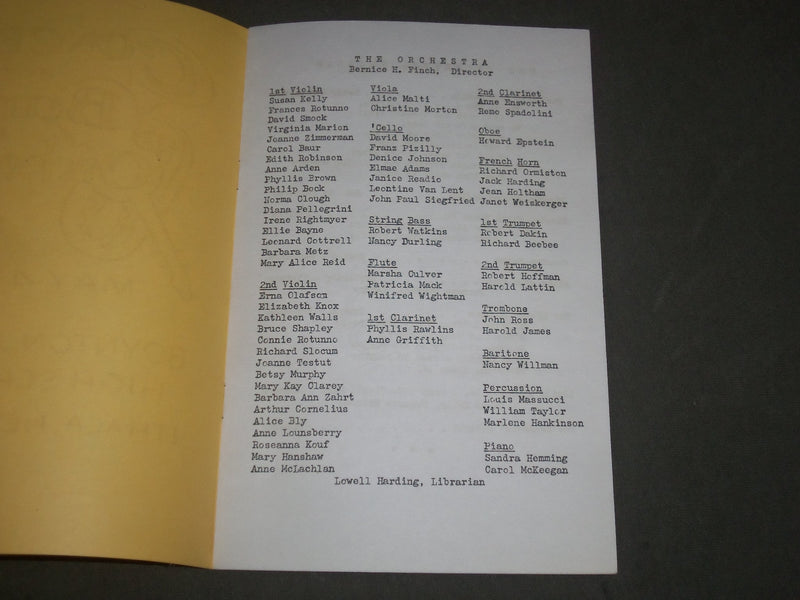 1943-1951 FRANK BOYNTON JUNIOR HIGH SCHOOL PROGRAM LOT OF 4 - ITHACA NY - J 2623