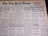 1936 JULY 25 NEW YORK TIMES - REBELS MARCH ON MADRID - NT 4047