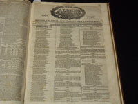 1830-1831 THE ALBION WEEKLY GAZETTE BOUND VOLUME NO. 9 - NEW YORK - R 89Z