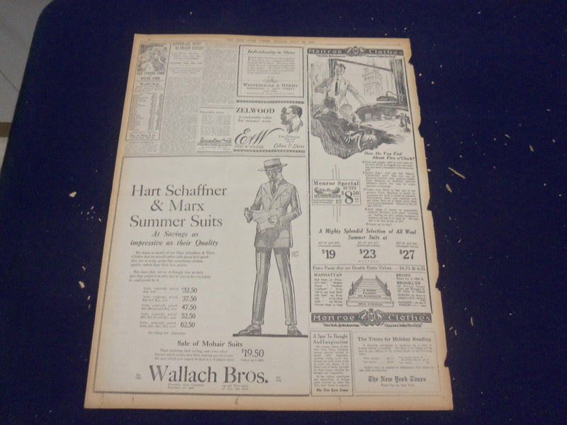 1920 JULY 23 NEW YORK TIMES - W.K. VANDERBILT DIES AT 71 - NT 9340