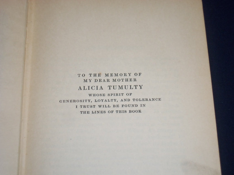 1921 WOODROW WILSON AS I KNOW HIM HARDCOVER BOOK BY JOSEPH P. TUMULTY - KD 2447