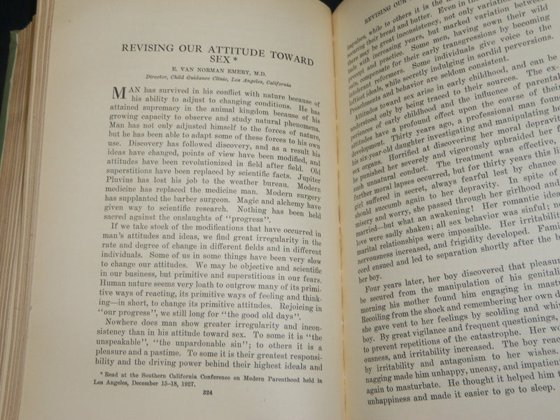1927 MENTAL HYGIENE QUARTERLY MAGAZINE BOUND VOLUME NO. 11 - SIGNED - KD 2756W