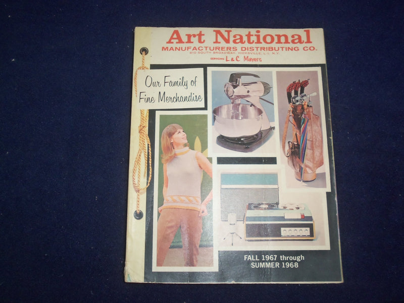 1967-1968 ART NATIONAL MANUFACTURERS DISTRIBUTING CATALOG -HICKSVILLE, NY- R 97L