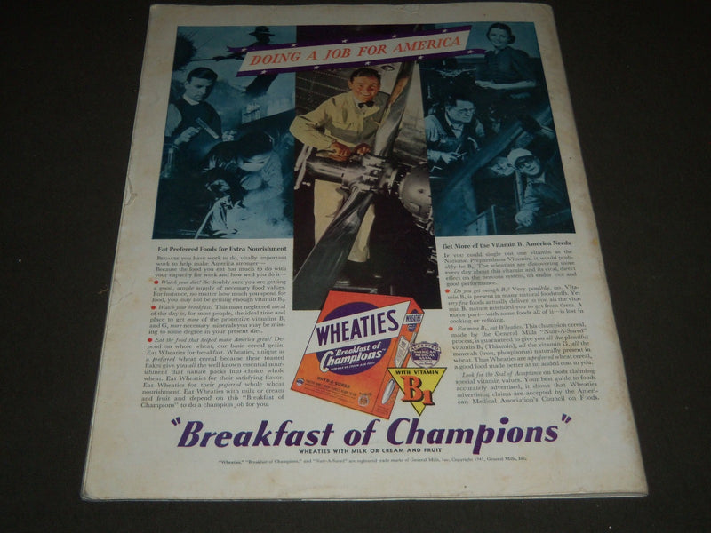 1941 MARCH 22 THE SATURDAY EVENING POST MAGAZINE - ILLUSTRATED COVER - SP 318