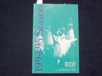 1994-1995 COPPELIA PROGRAM - BOSTON BALLET - SIGNED PROGRAM - J 9725