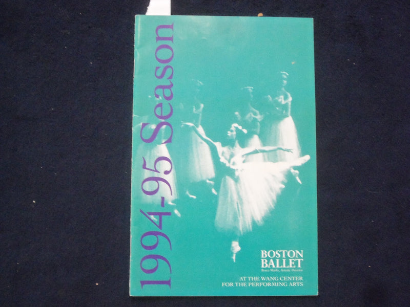 1994-1995 COPPELIA PROGRAM - BOSTON BALLET - SIGNED PROGRAM - J 9725