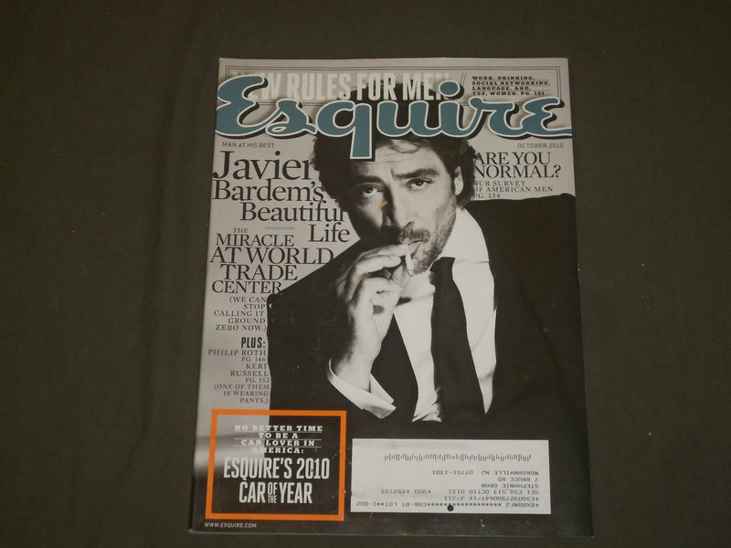 2010 OCTOBER ESQUIRE MAGAZINE - JAVIER BARDEM COVER - B 1963
