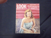 1947 JUNE 24 LOOK MAGAZINE - BATHING SUITS - GREAT PHOTOS & ADS - ST 2809