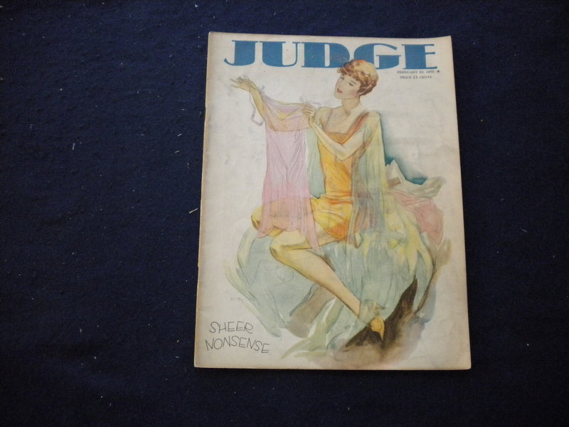 1930 FEBRUARY 23 JUDGE MAGAZINE - SHEER NONSENSE - B 438E