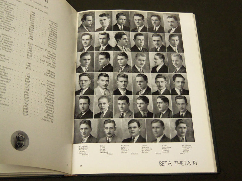 1935 THE GALE KNOX COLLEGE YEARBOOK VOLUME NO. 44 - GALESBURG ILLINOIS - YB 886
