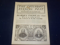 1899 NOV 11 THE SATURDAY EVENING POST MAGAZINE-BLAINE'S FIGHT PRESIDENCY- B 6722