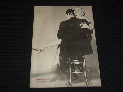 1954 DECEMBER CAHIERS DU CINEMA MAGAZINE - MARILYN MONROE BACK COVER - E 17082