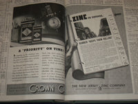 1941 OIL PAINT & DRUG REPORTER MAGAZINE BOUND VOL LOT OF 4 - GREAT ADS - KD 1221