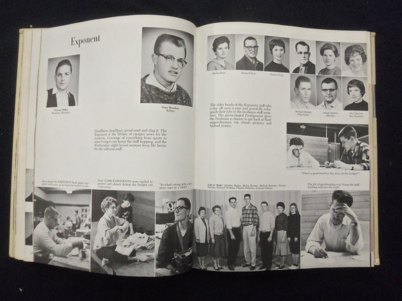 1961 MONTANAN MONTANA STATE UNIVERSITY YEARBOOK - BOZEMAN, MONTANA - YB 3299