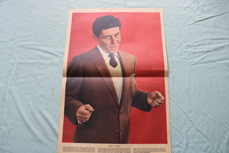 1950'S PHILADELPHIA INQUIRER COLORAMA SECTIONS - MOVIE STARS -LOT OF 18- NP 9232