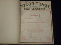 1918-1925 COLOR TRADE JOURNAL MAGAZINE BOUND VOLUME LOT OF 15 - ILLUS. - KD 3080