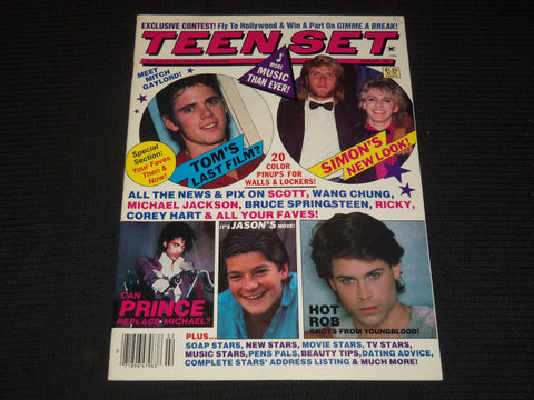 1985 FEBRUARY TEEN SET MAGAZINE - PRINCE FRONT COVER - E 14945