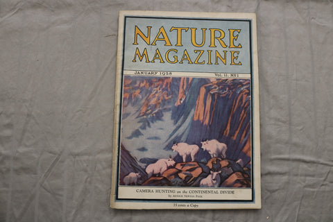 1928 JANUARY NATURE MAGAZINE - F 255D